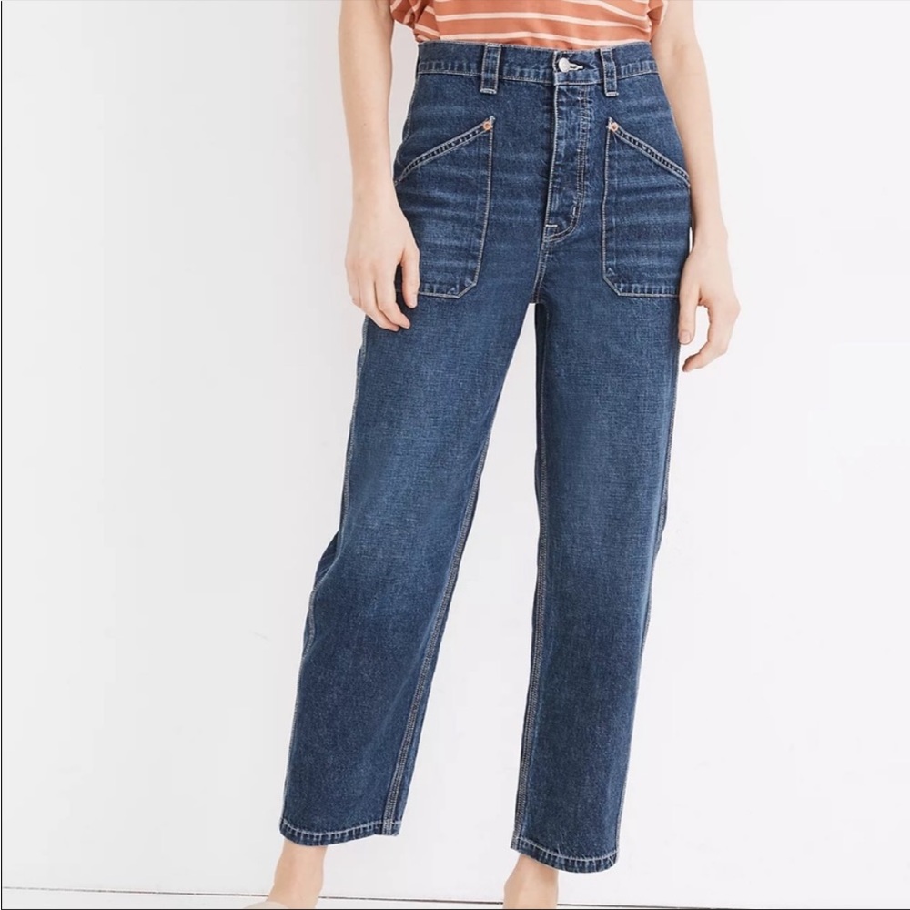 Madewell High Rise Jeans - Dark Blue